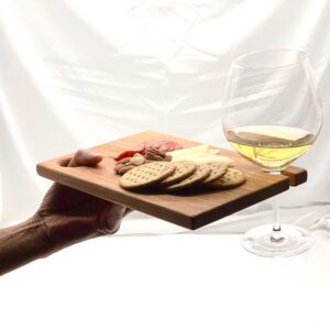 One Hand Wine Holding Party Plates