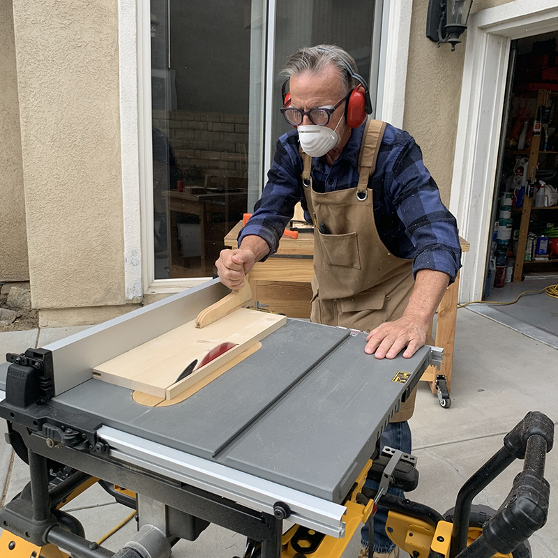 Mike Cutting Wood